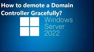 How to demote a Domain Controller Gracefully?