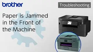 Paper is Jammed in the Front of the Machine [Brother Global Support]