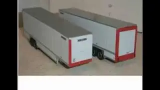 Athearn HO Scale #91129 Set of 2 USPZ 40' Parcel Trailers