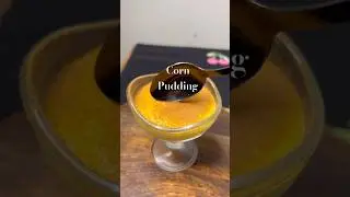 How to make CORN PUDDING! Easy steps #anyonecancook #asmr #recipe #dessert