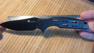Rike Thor 3 black stonewash Armorhide S35vn от HX Outdoors/Rike Knife