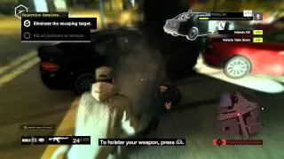 Watch Dogs - Criminal Convoy (Side Mission) Craft ' Use IEDs & Eliminate Escaping Target Sequence
