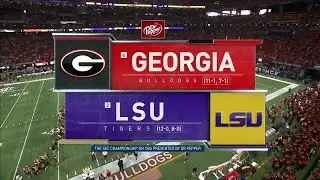 #2 LSU vs #4 Georgia 2019 SEC Championship | Full Game 720p