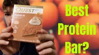 Quest Holiday Protein Bar Review || Pumpkin Spice Quest Bar