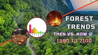 How Forests Evolved: Country-Wise Data from 1990 to 2100 🌎📊