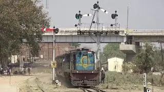 Storming Arrival of Mailani - Bahraich Metre Gauge Passenger at Bahraich railway station!