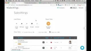 Implementing point based lead scoring with Saleswings