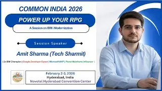 COMMON India 2026, Novotel Hyderabad Convention Centre | Speaker Amit Sharma (Tech Sharmit)