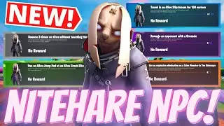 #15 *NITEHARE NPC* Leaked in Fortnite Season 8! 🐰 (Nitehare&rsquo;s Location + Punch Card - Full Guide)