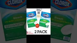 Clorox Ultra Clean Toilet Bowl Cleaner Tablets 2 Pack | Easy No-Scrub Cleaning #smartwash #killgerms