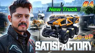 #4 | BUILDING OUR OWN TRUCK STATION | Satisfactory Co-oP | Full Gameplay | HINDI