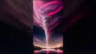 Mesmerizing Tornado in Space: Cosmic Vortex Art| @SomanyMedia #shorts