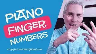 Piano Finger Numbers for Kids | Beginner Tutorial (Lesson)