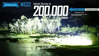 【電筒王】IMALENT MS32 200000流明  (20萬流明) 1618米 超高亮手電筒 泛光遠射 Type-C 21700