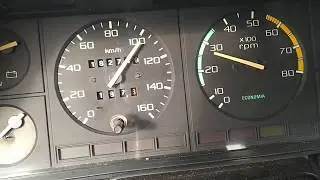 Ford Del Rey CHT 1.6 acelera&ccedil;&atilde;o 0 a 100km/h, (trocando marchas a 3500Rpm)
