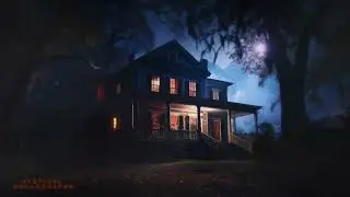 The Murder House | The Conjuring | Abandoned House | HORROR AMBIENCE | 4 Hours | 4K