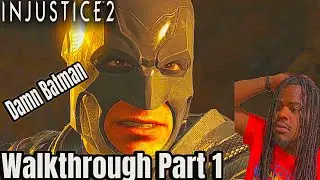 INJUSTICE 2 Walkthrough Gameplay Part 1 - Krypton (Story Mode) Damn Batman #explore #gaming 🤣🤣💯👍🔥