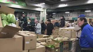 Kyoto Wholesale Market Vegetable and Fruit Auction, Japan
