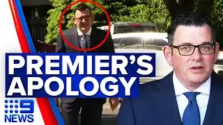 Daniel Andrews fined for failing to wear mask | COVID-19 | 9 News Australia