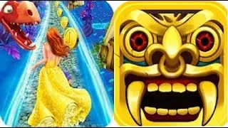 Princess Run Temple Dragon Escape vs Run Dungeon Run