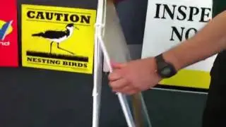 How to Choose a Mobile Sign Frame (Wire A Frame) - Portable signs