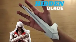 Paper Hidden Blade🗡️ || ASSASSINS CREED || Origami Crafts || Weapon