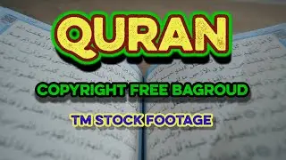 Holy Quran Book Stock Footage 4K  | No Copyright TM Stock Footage