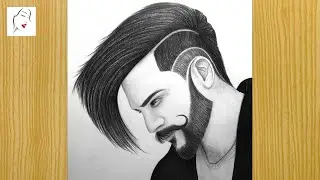 How to Draw a Boy sketch for beginners | a handsome boy drawing | Face Drawing | The Crazy Sketcher