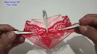 Laço Lindo de Fita e Renda  Aula 519