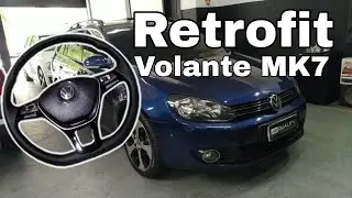 RETROFIT JETTA VARIANT MK6 com VOLANTE do GOLF MK7 + PADDLE SHIFT ativados via CODING.