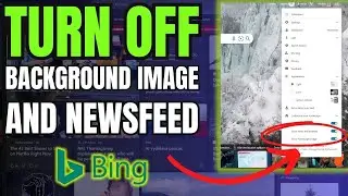How to Turn off the Background Image & Newsfeed on the Bing Homepage