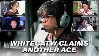 STREAMER REACTION TO BME WHITECATW INSANE NEON ACE