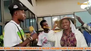 Welcoming Aisha Ghana Special guest artist[Baba t 10th anniversary in music celebration]