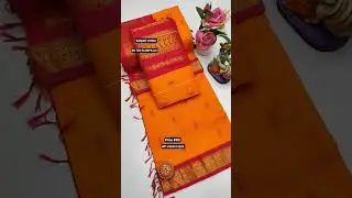 🦚kalyani cotton sarees🩷SK TEX ELAMPILLAI🩵WP-6369514206📱#wholesale #youtubeshorts #youtube #subscribe