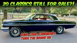 Raw, Loud, Legendary   20 Classic Cars for Sale