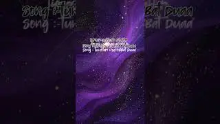 Tumhari Mohabbat Dua my own lyrics like comment and share #viral #trendy 