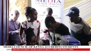 MEDIA COUNCIL OF KENYA  ACCREDITS STUDENTS