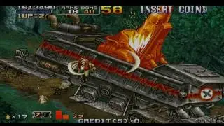 Metal slug 6 (difficulty 1, easy mode, no miss) solo play
