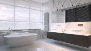 Wei&szlig;er Marmor Badewanne