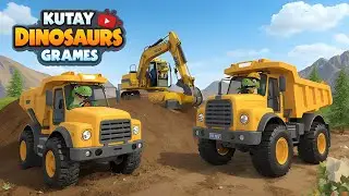 Dino Construction Island &ndash; Drive Excavators, Trucks & Diggers!