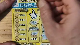 &pound;250,000 special edition scratch cards on a Tuesday 29th 2022 &pound;10 in play