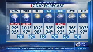 NBC 10pm weather August 25, 2020