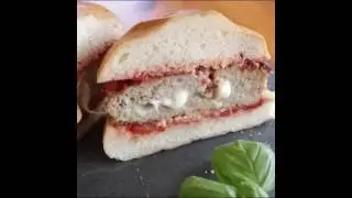 Mozzarella Stick Chicken Burgers