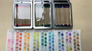 Create a Tim Holtz Distress Watercolor Pencil Swatch & Palette Part 1