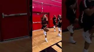 Winston-Salem State University Powerhouse of Red and White Cheerleaders 🐏 #shorts #hbcucheer