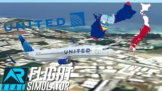 Real Flight Simulator | Guam (GUM) - Tokyo (HND) | United 737-800