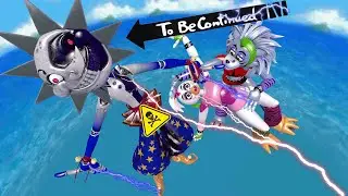 FNAF 9 Ragdoll Animatronics Falls and Jumps FNF Song Security Breach GMOD realistic Deat № 72