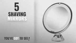Top 10 Shaving Mirrors [2018]: Beautural 10X Magnifying Lighted Vanity Makeup Mirror with Natural