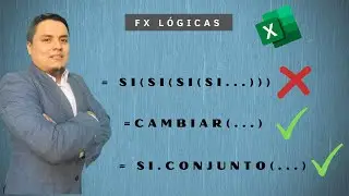 FUNCIONES LÓGICAS Y CONDICIONALES | Fx SI.CONJUNTO Y CAMBIAR