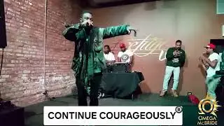Omega McBride performs an original melody
